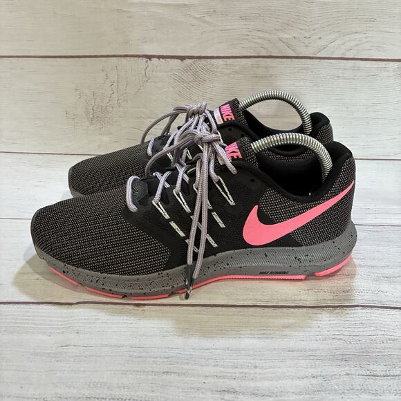 Nike‎ Womens Run Swift Sz.9 Black,Pink Running Training Sneakers 193153044189 - Picture 3 of 8